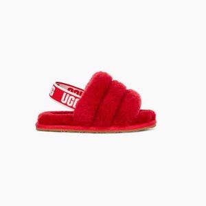 Ugg Fluff Yeah Ribbon Red Toddler
